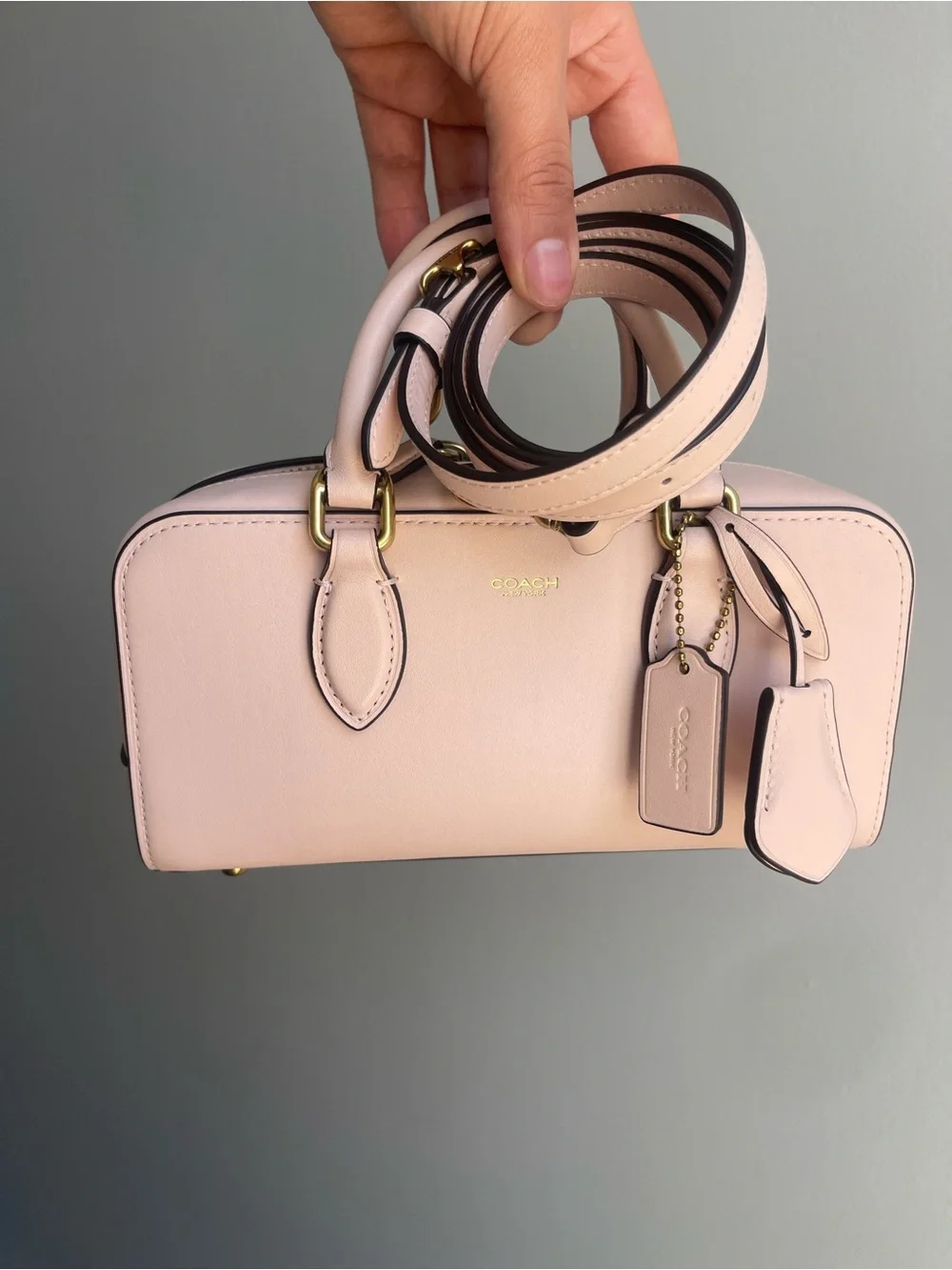 Coach Blush Pink Bowery Satchel